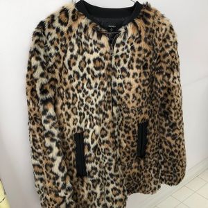 Forever 21 faux fur coat